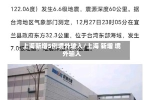 上海新增5例境外输入/上海 新增 境外输入