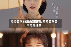 灼灼韶华38集免费观看/灼灼韶华后半句是什么