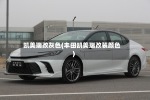 凯美瑞改灰色(丰田凯美瑞改装颜色)