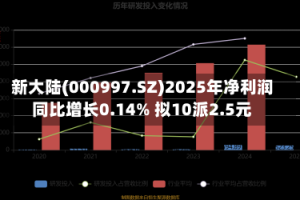 新大陆(000997.SZ)2025年净利润同比增长0.14% 拟10派2.5元