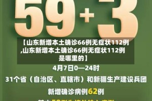 【山东新增本土确诊66例无症状112例,山东新增本土确诊66例无症状112例是哪里的】