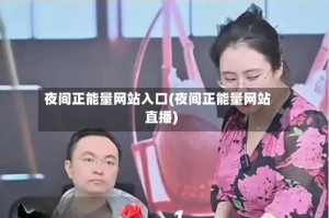 夜间正能量网站入口(夜间正能量网站直播)