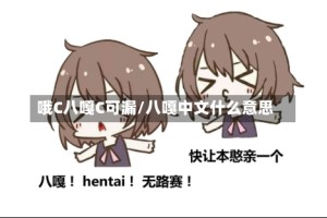 哦C八嘎C可漏/八嘎中文什么意思