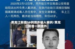 黑龙江新增16例境外输入病例/黑龙江新增一例境外
