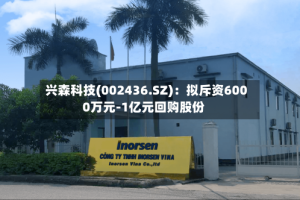 兴森科技(002436.SZ)：拟斥资6000万元-1亿元回购股份