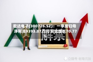 宏达电子(300726.SZ)：一季度归母净利润9393.87万元 同比增长70.77%