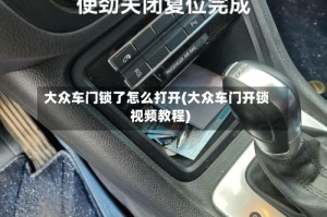 大众车门锁了怎么打开(大众车门开锁视频教程)