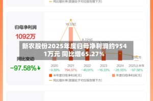 新农股份2025年度归母净利润约9541万元 同比增65.27%