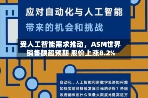 受人工智能需求推动，ASM世界销售额超预期 股价上涨8.2%