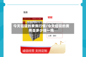 今天铝锭的费用行情/今天铝锭的费用是多少钱一吨