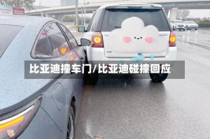 比亚迪撞车门/比亚迪碰撞回应