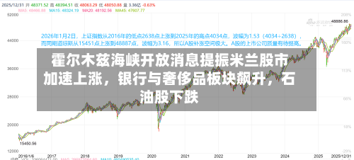 霍尔木兹海峡开放消息提振米兰股市加速上涨，银行与奢侈品板块飙升	，石油股下跌-第2张图片
