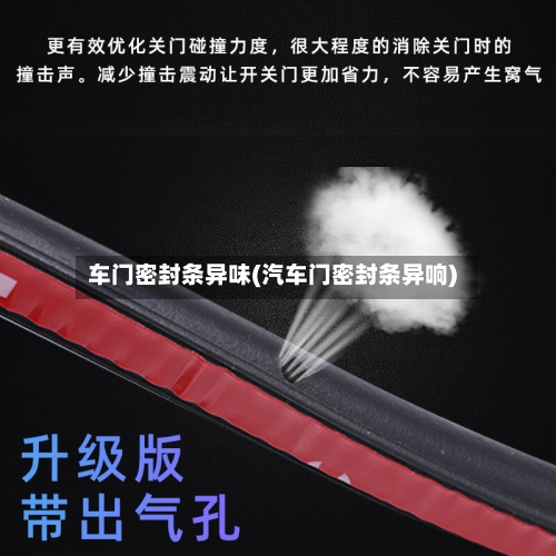 车门密封条异味(汽车门密封条异响)-第2张图片
