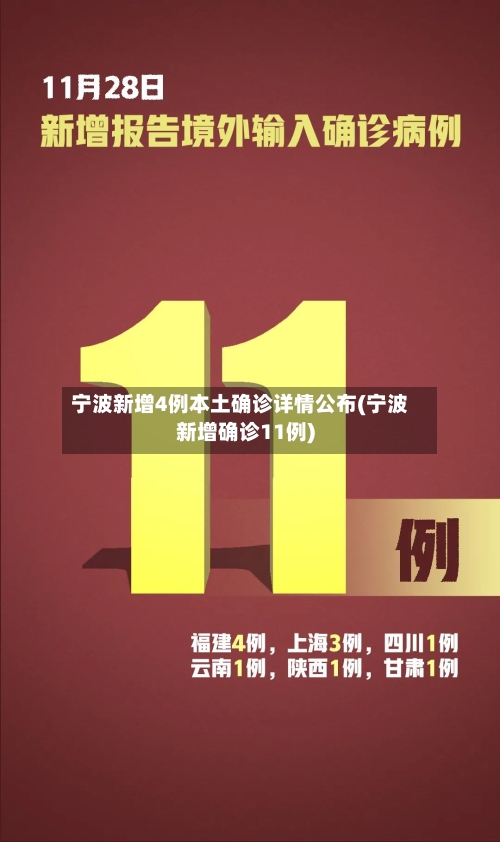 宁波新增4例本土确诊详情公布(宁波新增确诊11例)-第2张图片