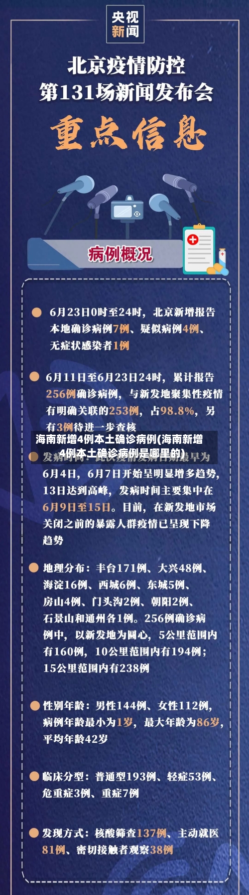 海南新增4例本土确诊病例(海南新增4例本土确诊病例是哪里的)-第1张图片