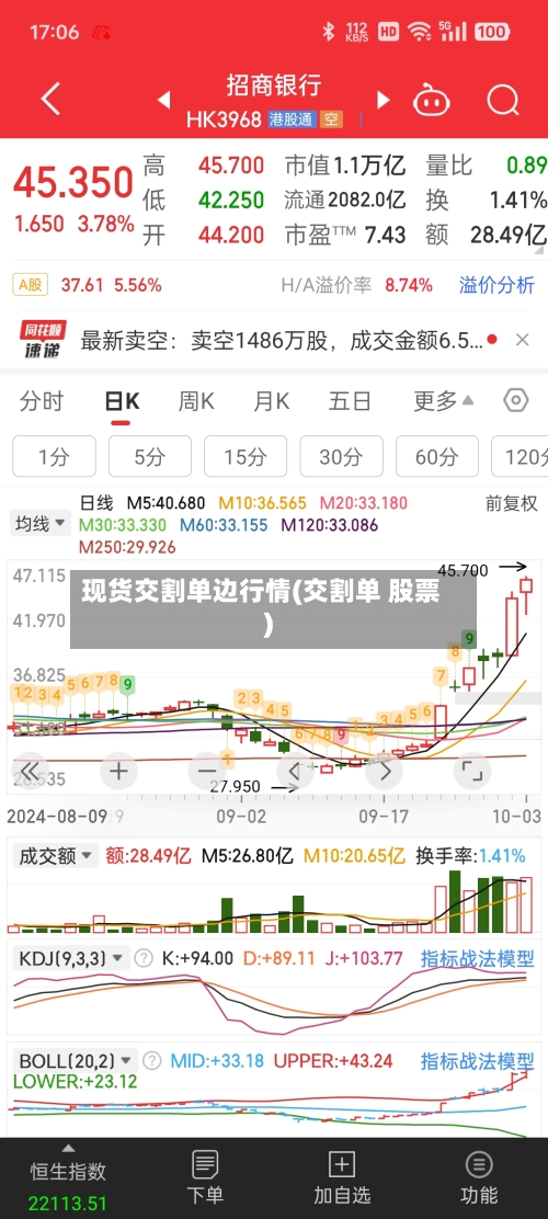现货交割单边行情(交割单 股票)-第2张图片