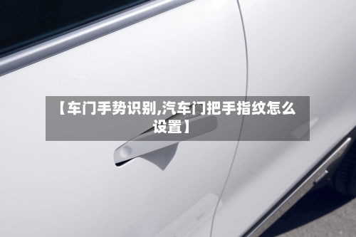 【车门手势识别,汽车门把手指纹怎么设置】-第1张图片