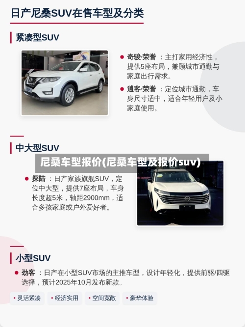 尼桑车型报价(尼桑车型及报价suv)-第1张图片