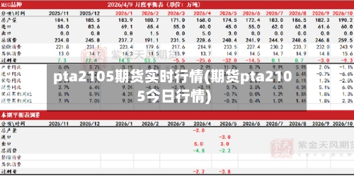pta2105期货实时行情(期货pta2105今日行情)-第2张图片