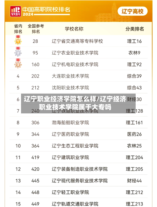 辽宁职业经济学院怎么样/辽宁经济职业技术学院属于大专吗-第2张图片