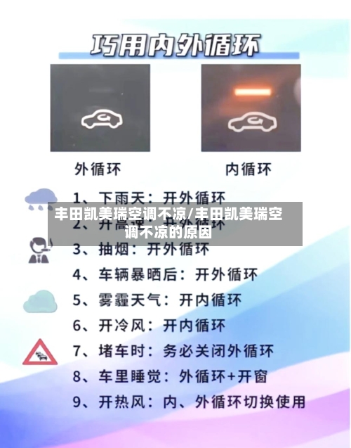 丰田凯美瑞空调不凉/丰田凯美瑞空调不凉的原因-第2张图片