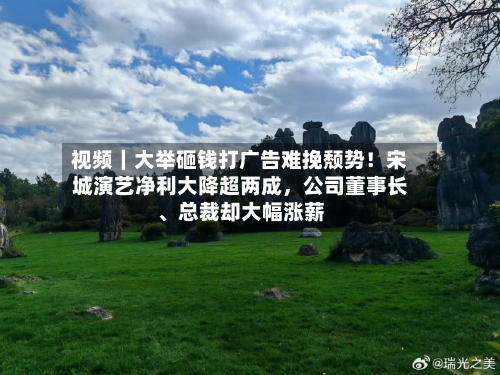 视频｜大举砸钱打广告难挽颓势！宋城演艺净利大降超两成，公司董事长	、总裁却大幅涨薪-第1张图片