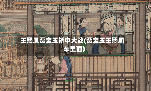 王熙凤贾宝玉轿中大战(贾宝玉王熙凤车里面)-第1张图片