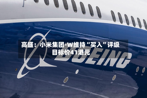 高盛：小米集团-W维持“买入”评级 目标价41港元-第2张图片