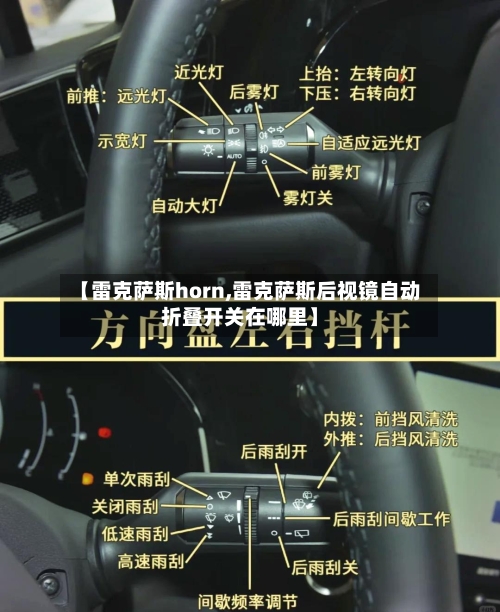 【雷克萨斯horn,雷克萨斯后视镜自动折叠开关在哪里】-第1张图片