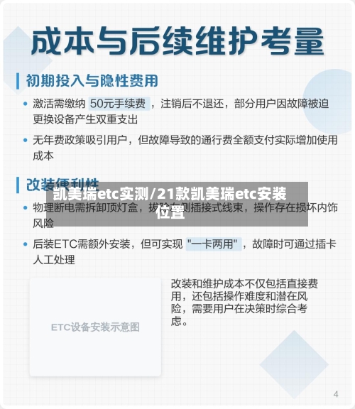 凯美瑞etc实测/21款凯美瑞etc安装位置-第2张图片