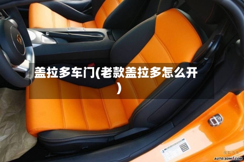 盖拉多车门(老款盖拉多怎么开)-第1张图片