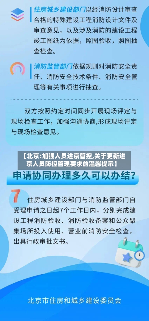 【北京:加强人员进京管控,关于更新进京人员防控管理要求的温馨提示】-第2张图片