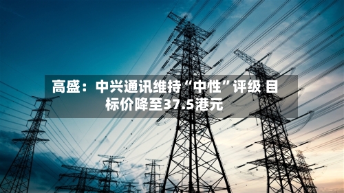 高盛：中兴通讯维持“中性	”评级 目标价降至37.5港元-第1张图片