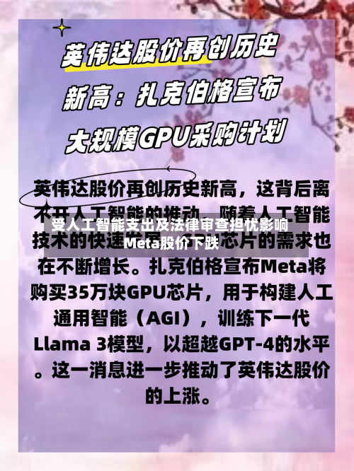 受人工智能支出及法律审查担忧影响 Meta股价下跌-第1张图片