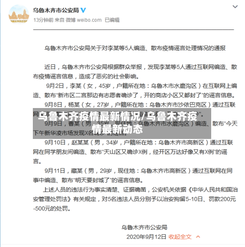 乌鲁木齐疫情最新情况/乌鲁木齐疫情最新动态-第1张图片