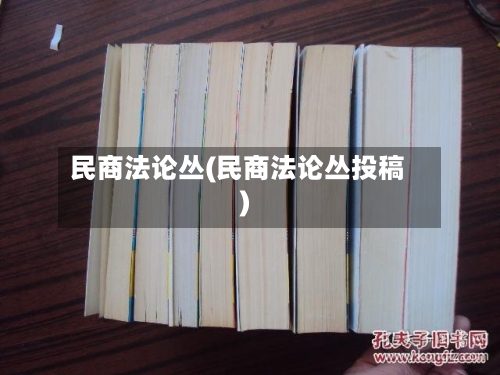 民商法论丛(民商法论丛投稿)-第1张图片