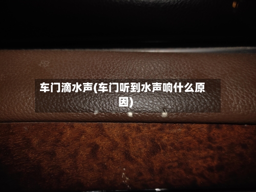 车门滴水声(车门听到水声响什么原因)-第2张图片
