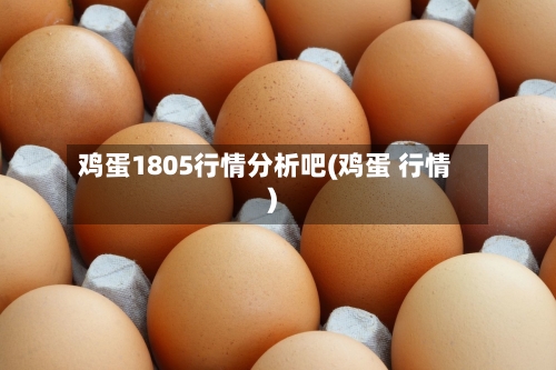 鸡蛋1805行情分析吧(鸡蛋 行情)-第1张图片