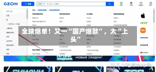 全球爆单！又一“国产爆款”，太“上头	”-第1张图片